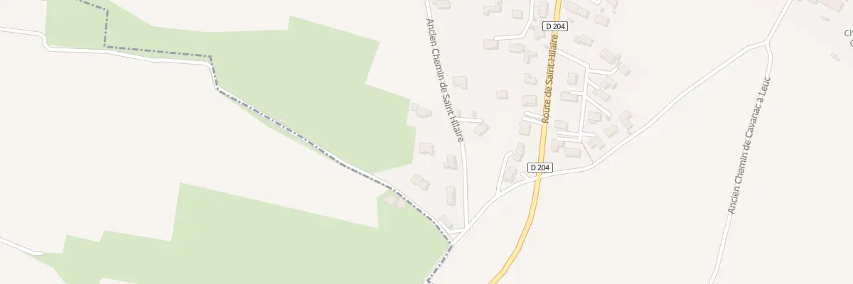 Plan du 270 Ancien Che de St Hilaire à Cavanac