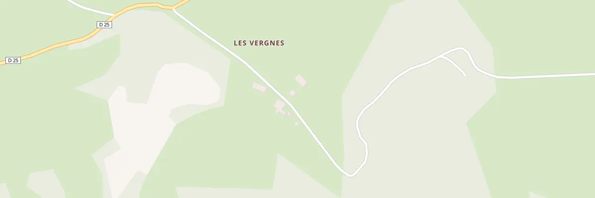 Plan du 5077 La Vergne à Saint-Maurice-près-Crocq