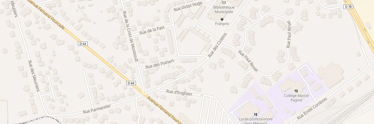 Plan du 8 Rue Victor Hugo à Montsoult