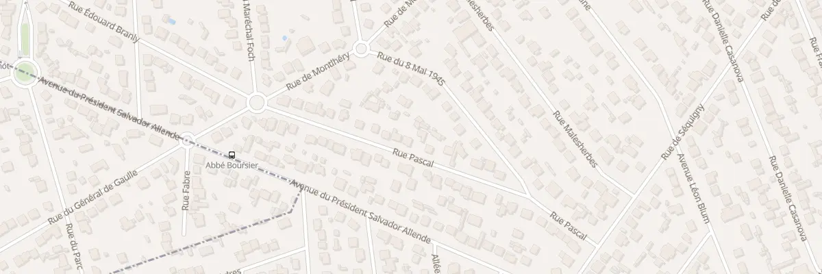 Plan du 21 Rue Pascal à Sainte-Geneviève-des-Bois