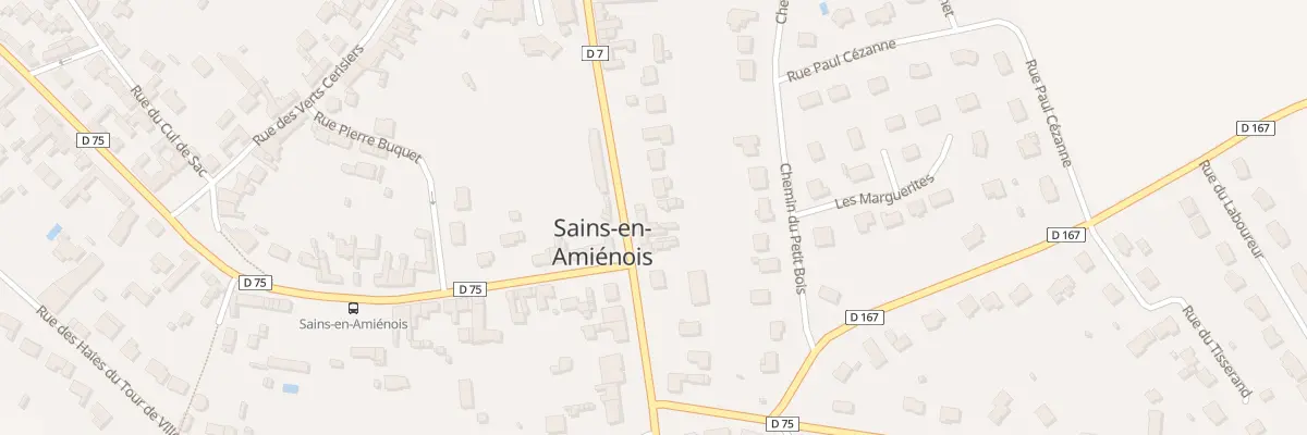 Plan du 36 Rue de la Chaussée à Sains-en-Amiénois