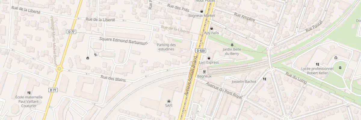 Plan du 181 Rue des Blains à Bagneux