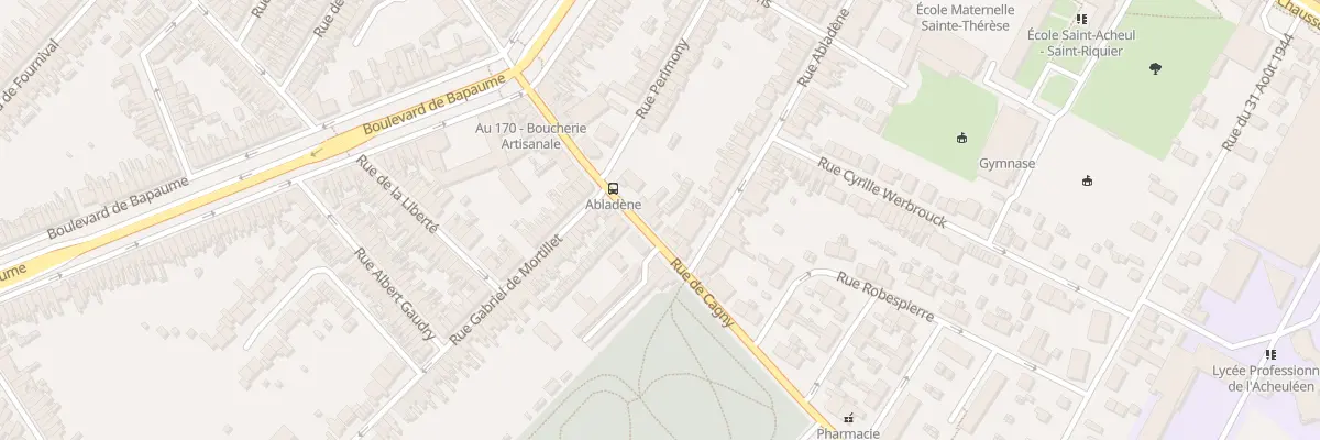 Plan du 205 Rue de Cagny à Amiens