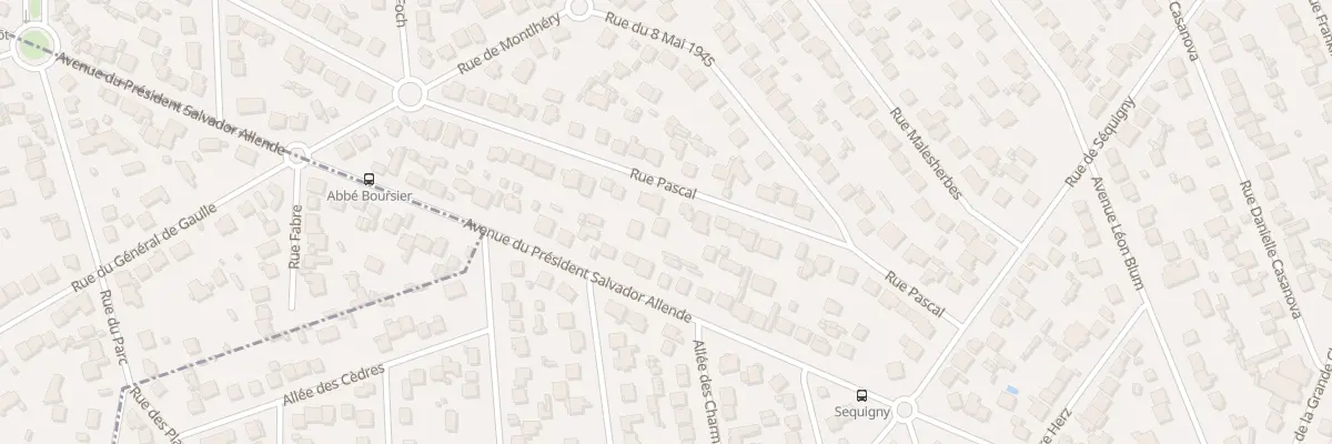Plan du 30 Rue Pascal à Sainte-Geneviève-des-Bois