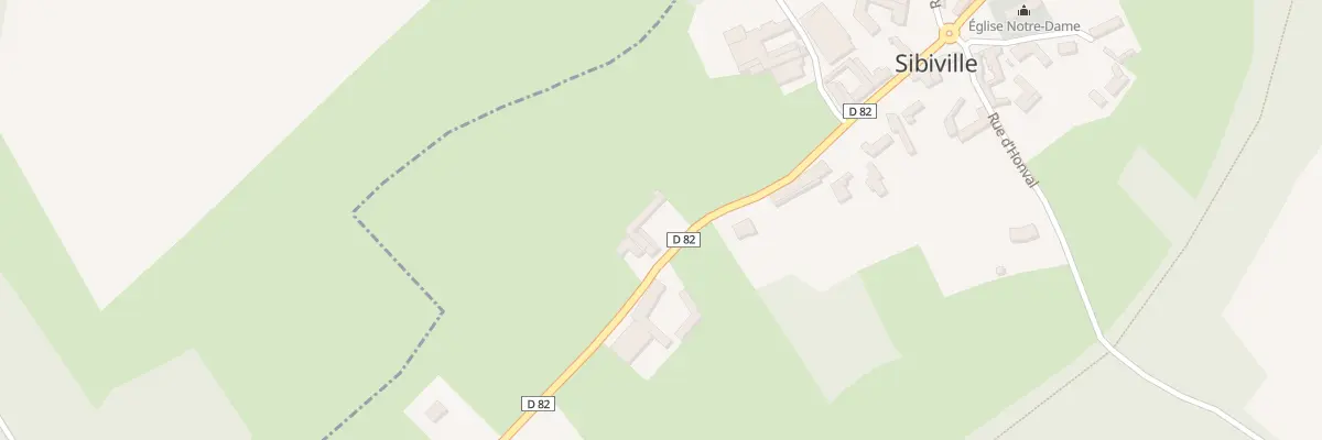 Plan du 5006 Rue de Frevent à Sibiville