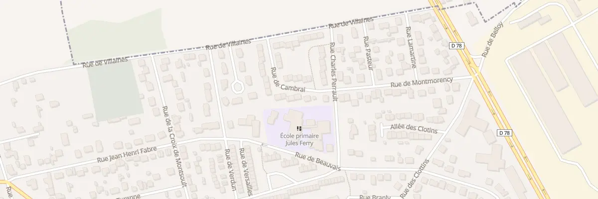 Plan du 24 Rue de Cambrai à Montsoult