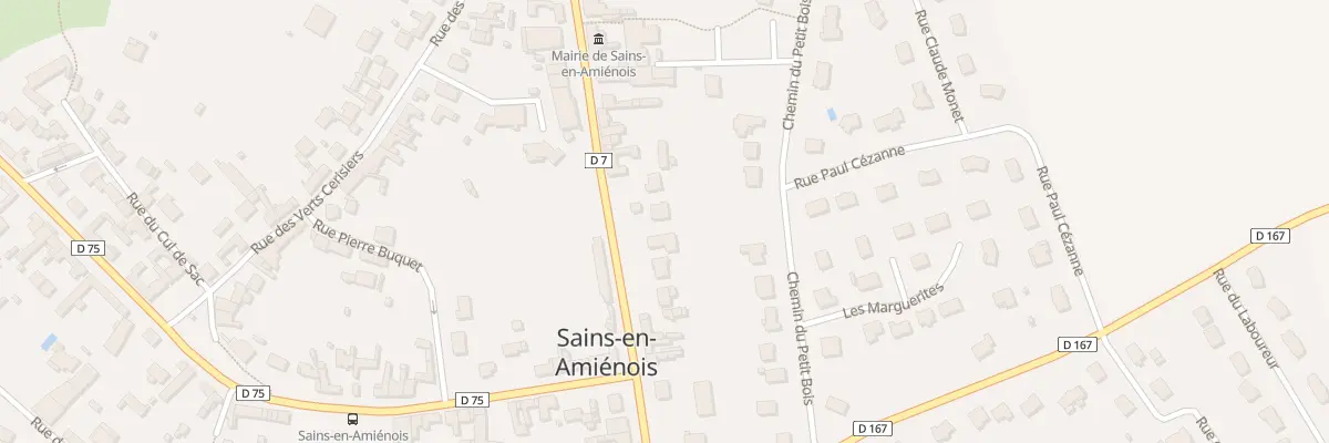 Plan du 44 Rue de la Chaussée à Sains-en-Amiénois