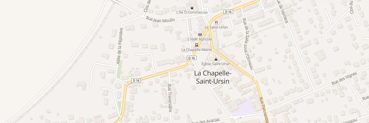 Plan du 6 Rue de la Gare à La Chapelle-Saint-Ursin