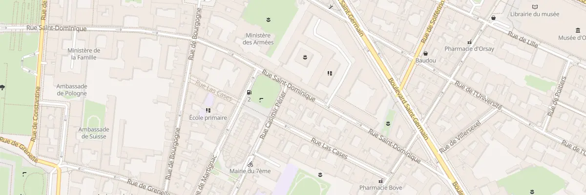 Plan du 31 Rue Saint-Dominique à Paris 7e Arrondissement