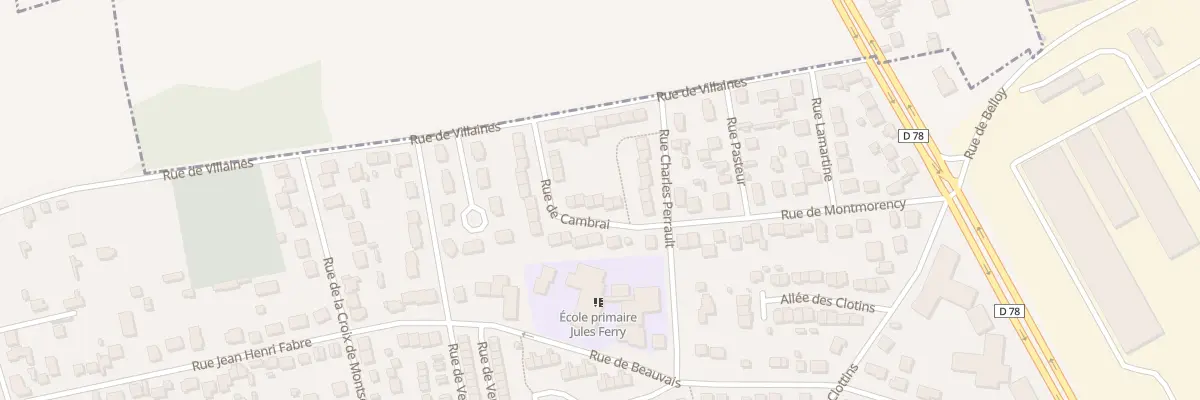Plan du 11 Rue de Cambrai à Montsoult