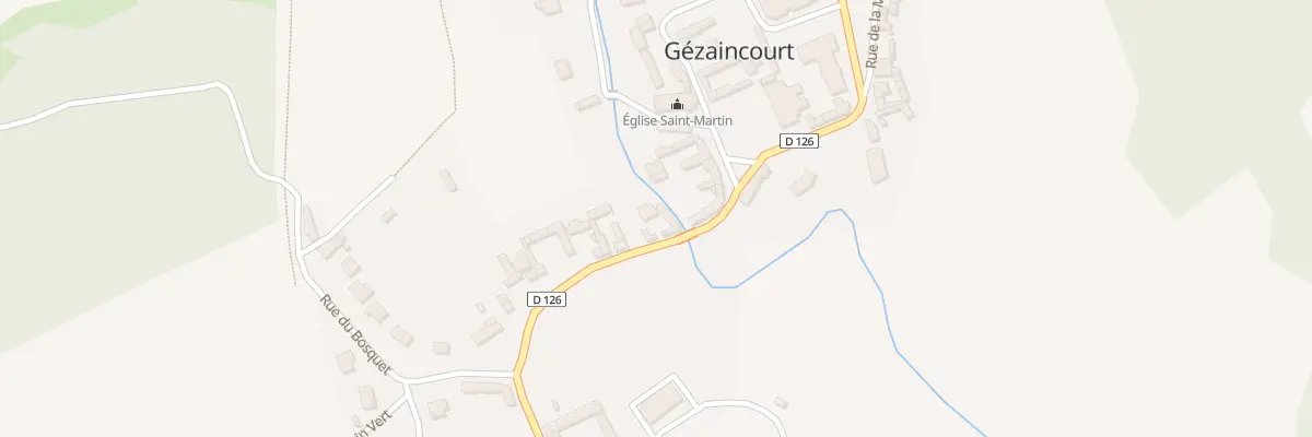 Plan du 15 Rue Faraux à Gézaincourt