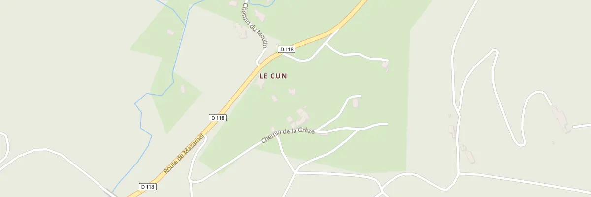 Plan du 33B Rte de Mazamet aux Martys
