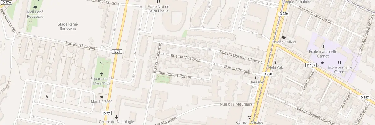 Plan du 5 Rue de Verrières à Bagneux