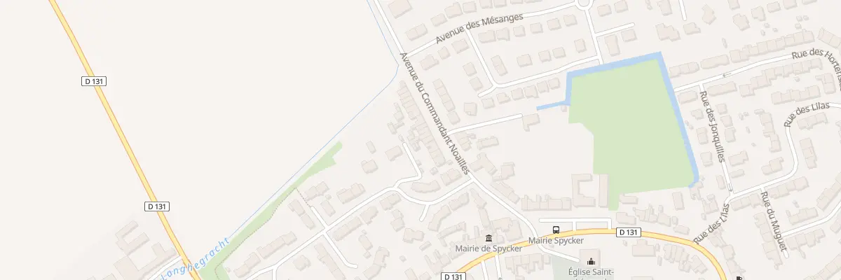 Plan du 15 Av du Cdt Noailles à Spycker