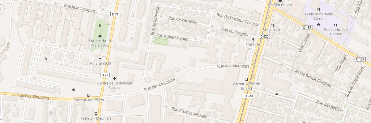 Plan du 143 Rue des Meuniers à Bagneux