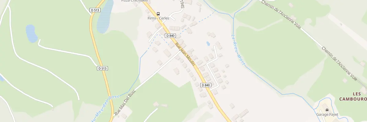 Plan du 27 Rue Jean Moulin à Firmi