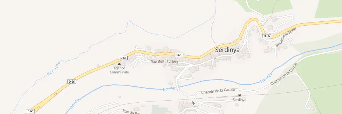 Plan du 14 Rte Nationale Serdinya à Serdinya