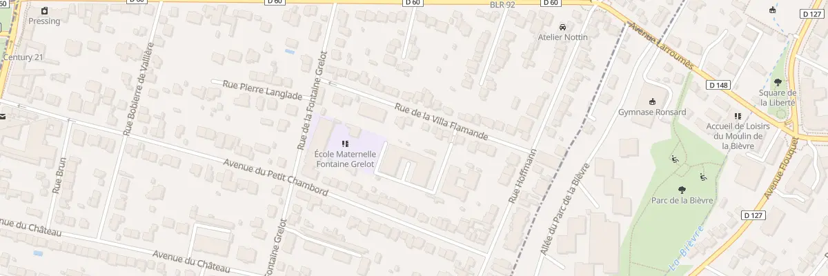Plan du 12 Rue de la Villa Flamande à Bourg-la-Reine
