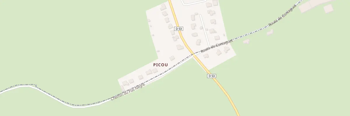 Plan du 4 Chem du Pas Nègre - Picou à Saint-Paul-des-Landes