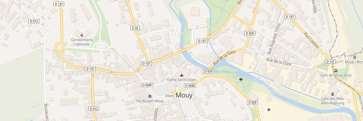 Plan du 9 Imp de l’Eglise à Mouy