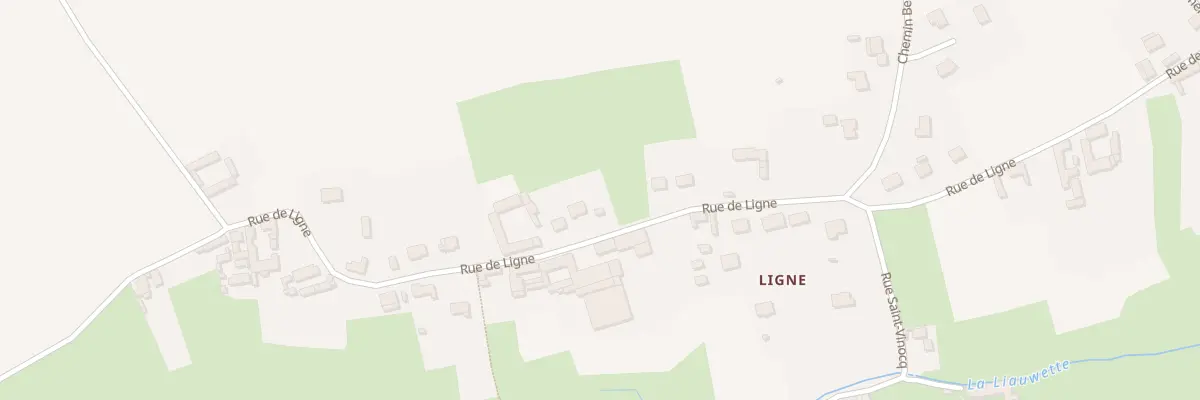 Plan du 850 Rue de Ligne à Roquetoire