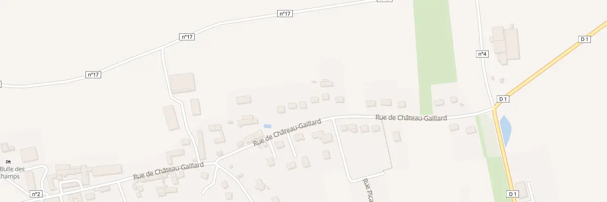 Plan du 17 Rue du Chateau Gaillard à Champmotteux