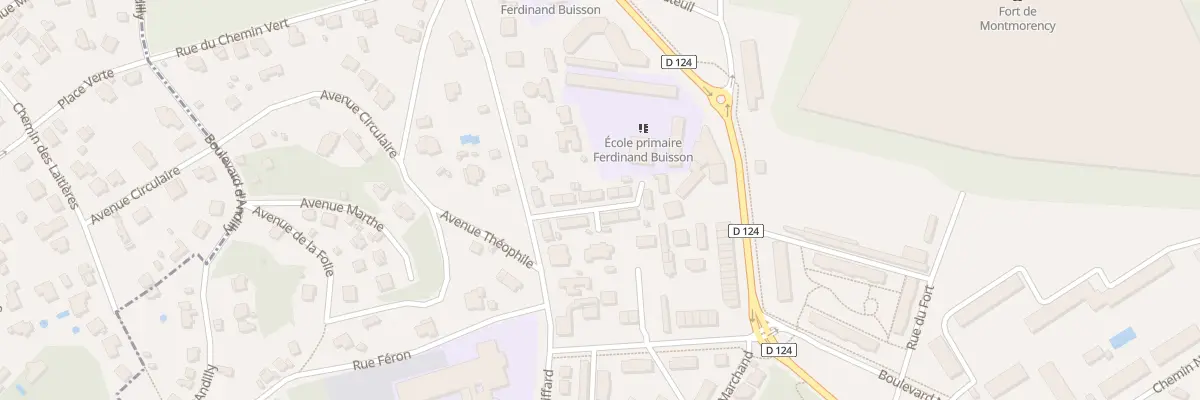 Plan du 6 Bd des Briffaults à Montmorency