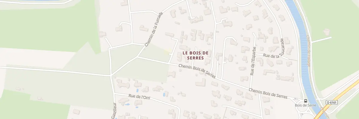 Plan du 26 Che du Bois de Serres à Carcassonne