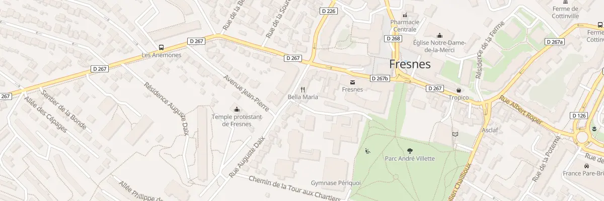 Plan du 1B Rue Auguste Daix à Fresnes