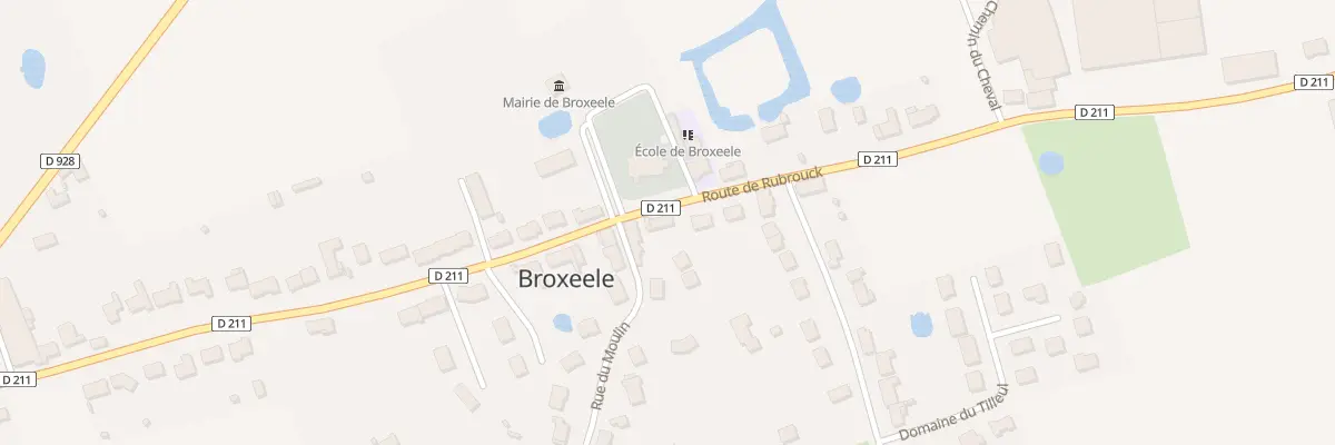 Plan du 32 Rte de Rubrouck Cd 911 à Broxeele