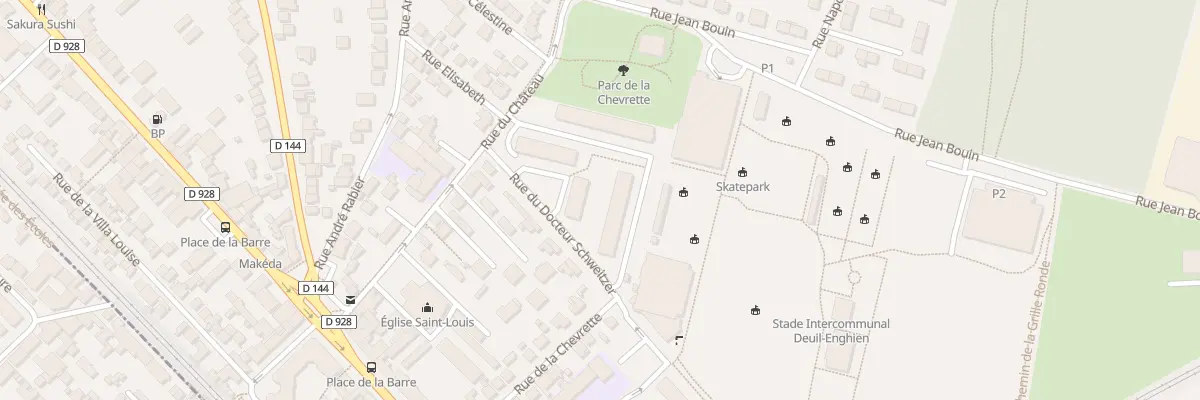 Plan du 40 Rue du Château à Deuil-la-Barre
