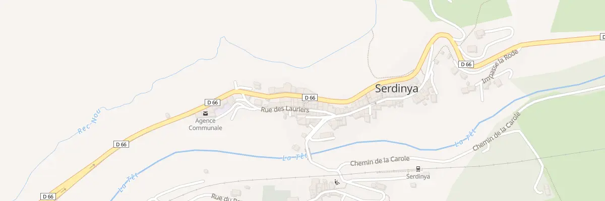 Plan du 16 Rte Nationale Serdinya à Serdinya