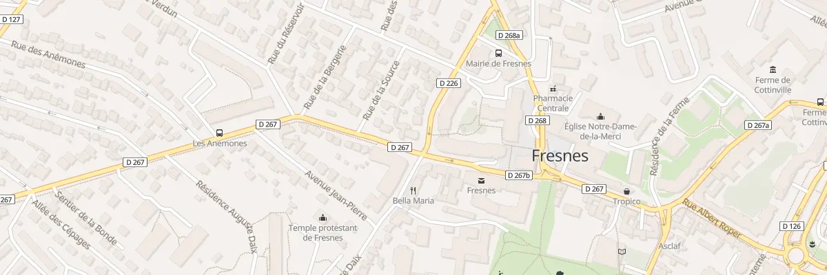 Plan du 2 Bd Jean Jaurès à Fresnes