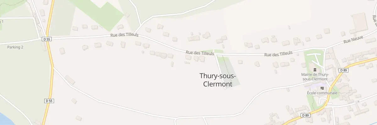 Plan du 377 Rue des Tilleuls à Thury-sous-Clermont