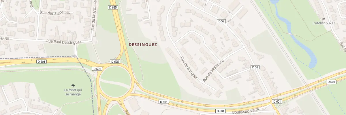 Plan du 33 Rue du Bosquet à Dunkerque