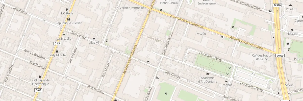 Plan du 5 Vla Parmentier à Montrouge