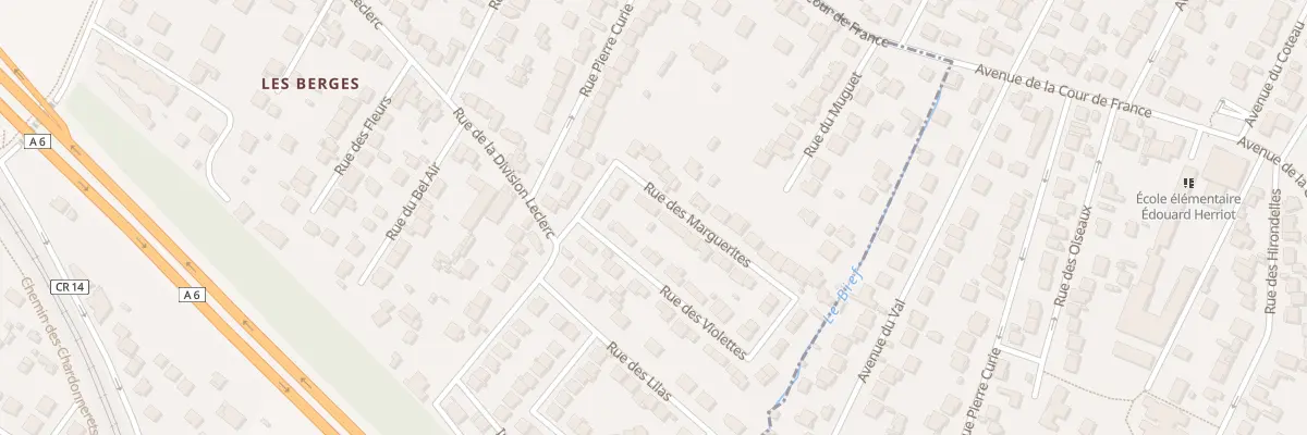 Plan du 12 Rue des Marguerites à Chilly-Mazarin