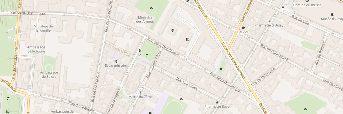 Plan du 27 Rue Saint-Dominique à Paris 7e Arrondissement