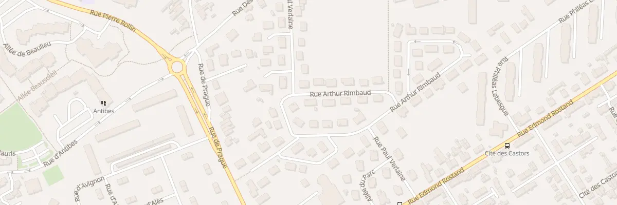 Plan du 21 Rue Arthur Rimbaud à Amiens