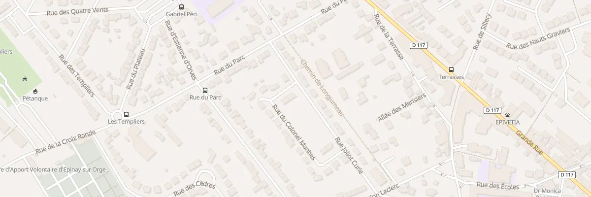 Plan du 8 Rue du Colonel Manhes à Épinay-sur-Orge
