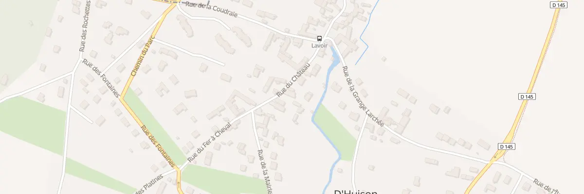 Plan du 15 Rue du Chateau à D’Huison-Longueville