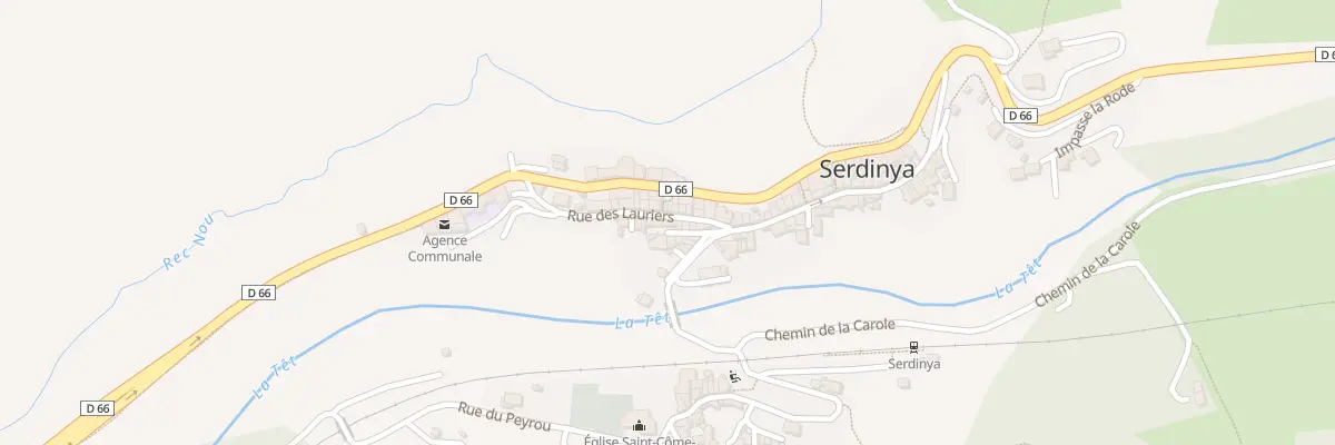 Plan du 8 Imp des Blanqueries à Serdinya