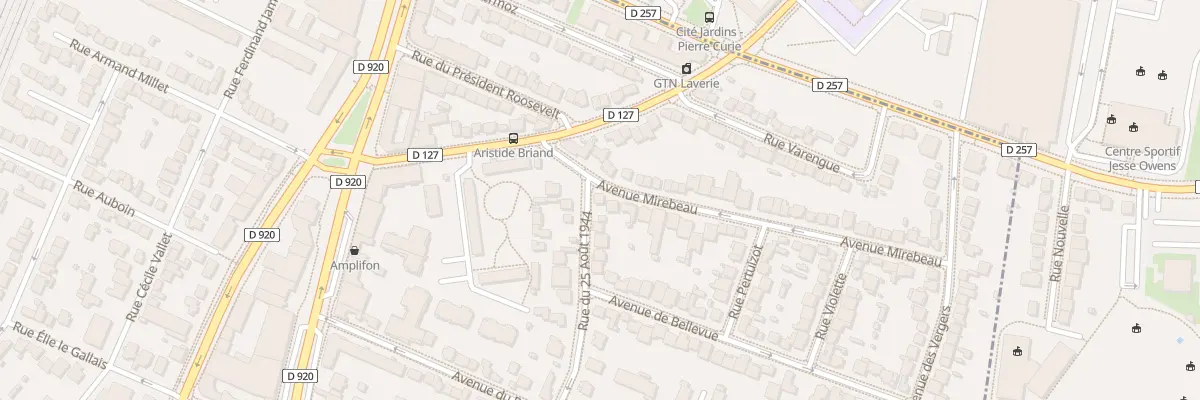 Plan du 1 Rue du 25 Août à Bourg-la-Reine