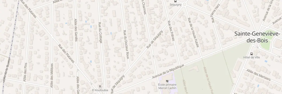Plan du 19 Rue de Séquigny à Sainte-Geneviève-des-Bois