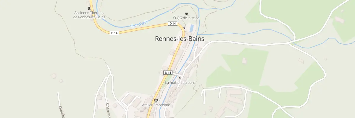 Plan du 26 Grand’Rue des Thermes à Rennes-les-Bains