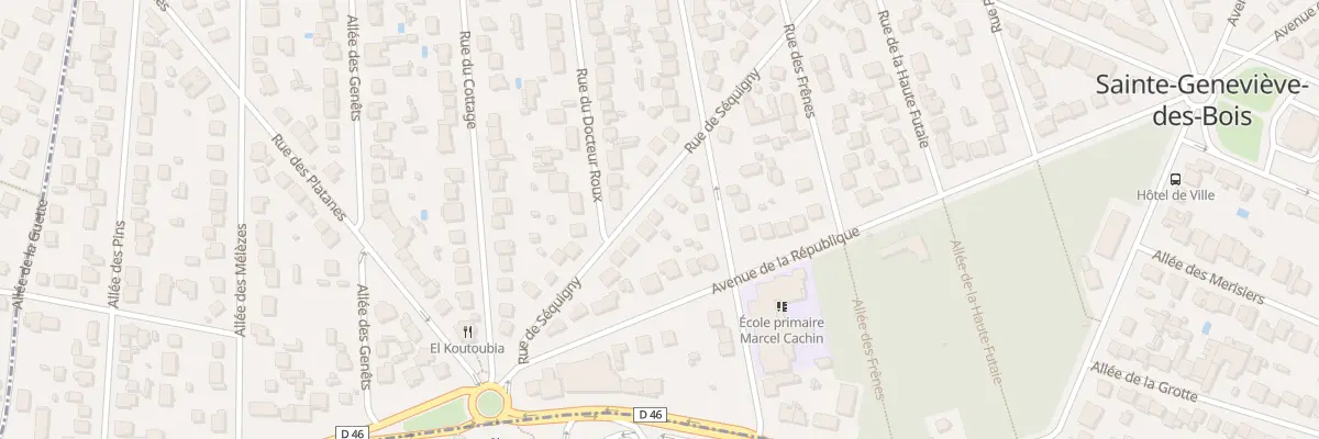 Plan du 18 Rue de Séquigny à Sainte-Geneviève-des-Bois