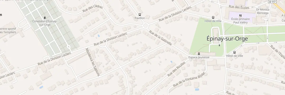 Plan du 10 Rue des Sablons à Épinay-sur-Orge