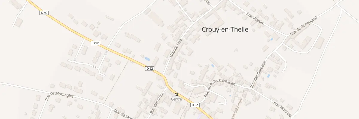 Plan du 52 Gr Grande Rue à Crouy-en-Thelle