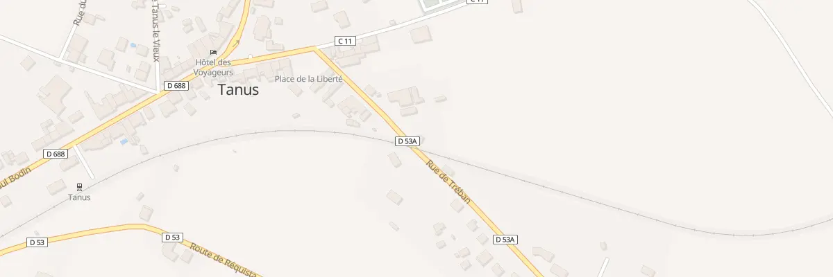 Plan du 5215 Le Village à Tanus