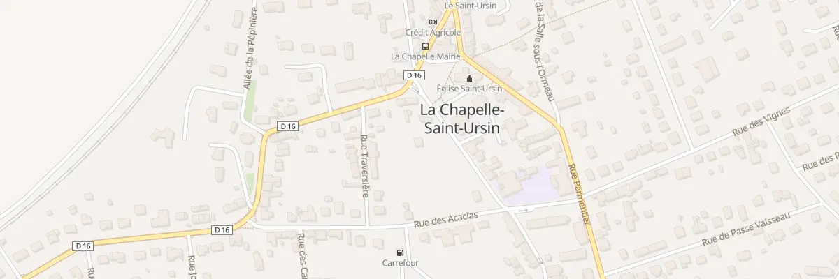 Plan du 3 Rue de la Gare à La Chapelle-Saint-Ursin